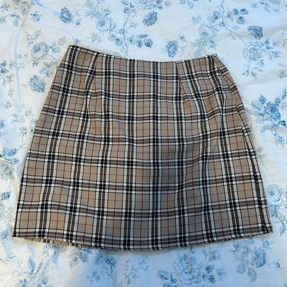 Plaid mini skirt | nasty gal | size 4